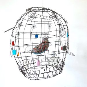 Cage oiseau ronde