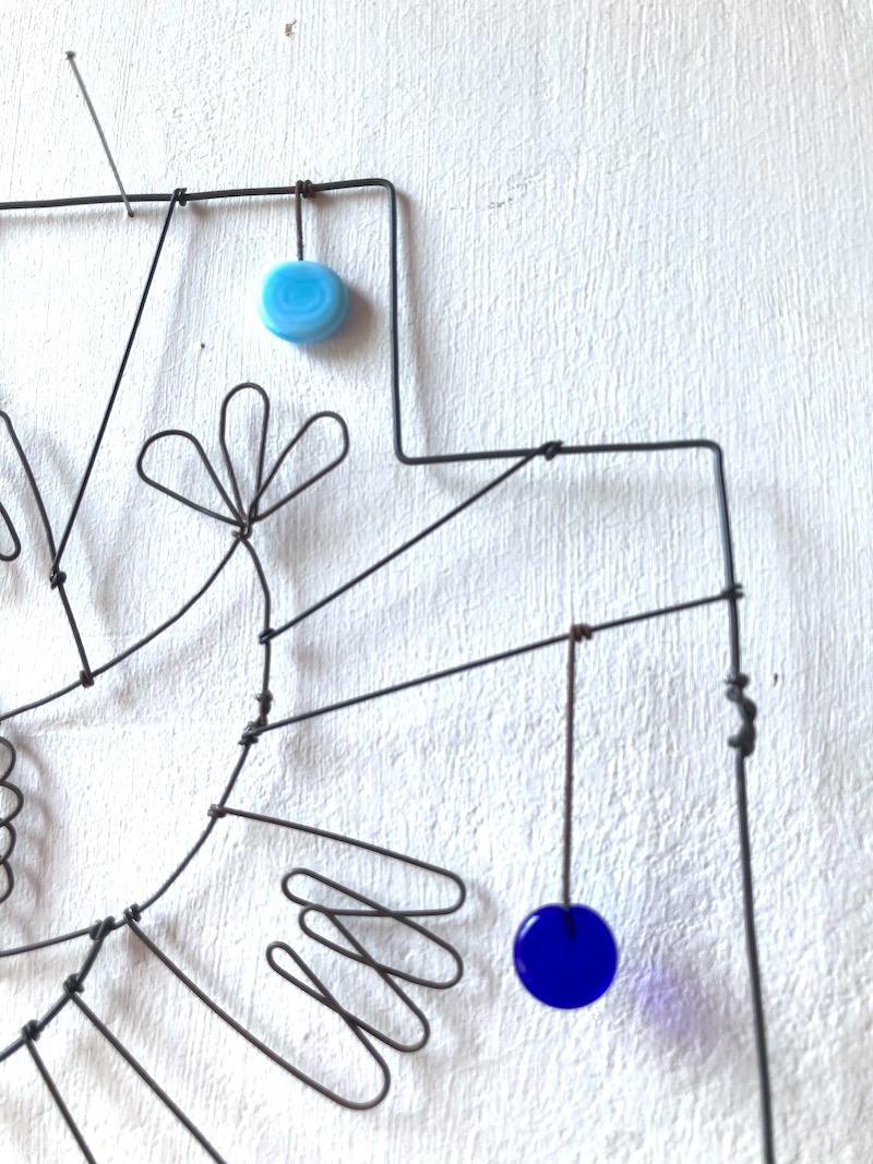 Croix Oiseau de joie bleu – Image 2